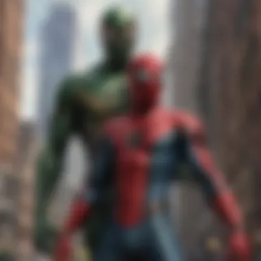 The Dichotomy of Heroes and Villains A symbolic depiction of the duality in their relationship