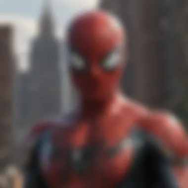 The Burden of Responsibility A visual representation of Spider-Man's internal struggle