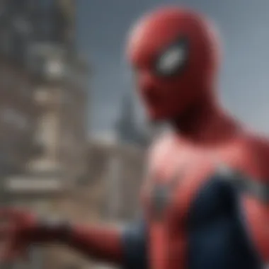 Illustration of key characters from the latest Spider-Man release.