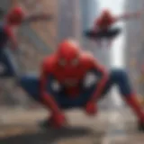 Stunning visual of Spider-Verse animation showcasing diverse spider heroes