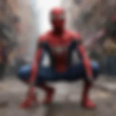 Audience Reaction to the New Spider-Man Portrayal An audience reacting during a premiere screening of the latest Spider-Man film.