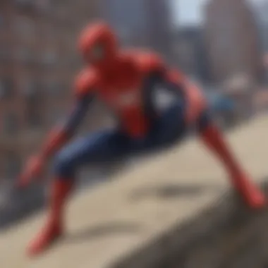 Production Insights of the Spider-Man TV Movie Behind-the-scenes shot of the film's production.
