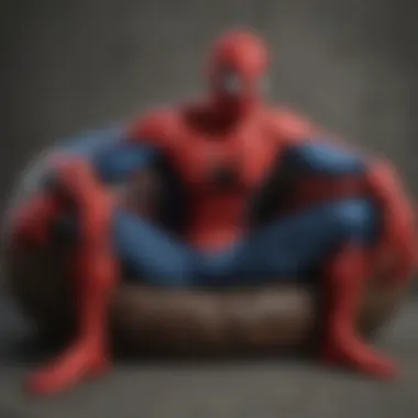 Spiderman beanbag craftsmanship