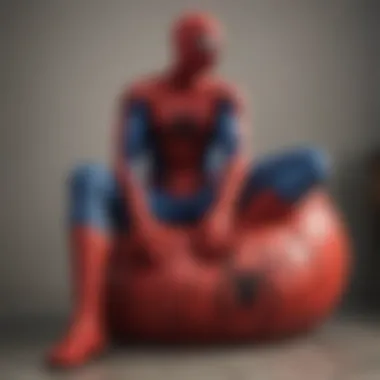 Spiderman beanbag lifestyle