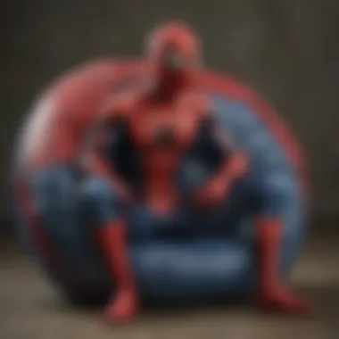 Spiderman beanbag versatility