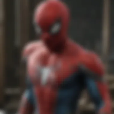 Spider-Man in Cinema Scene from a Spider-Man film adaptation