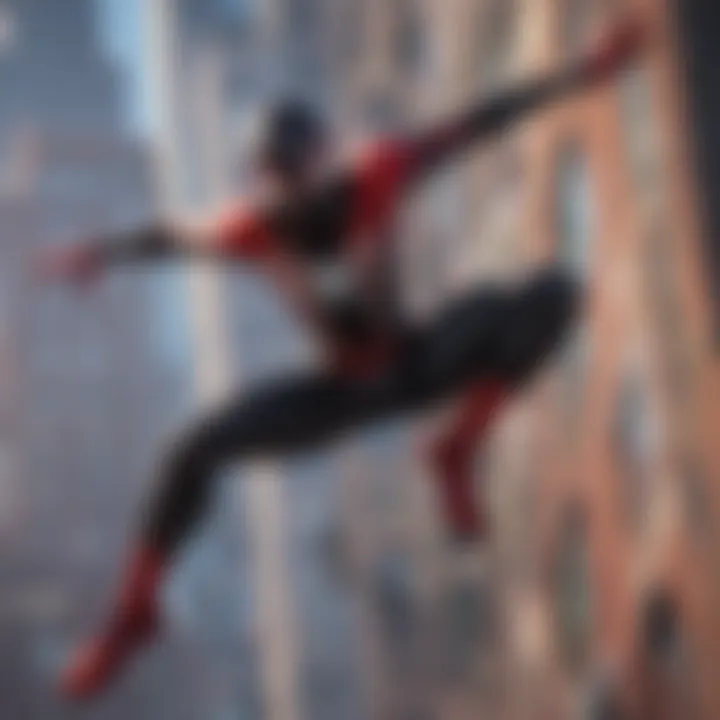 Thrilling web-swinging action in Spider-Man Miles Morales on PS4