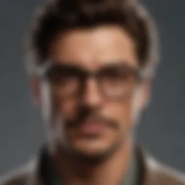 Evolution of style in Tony Stark glasses