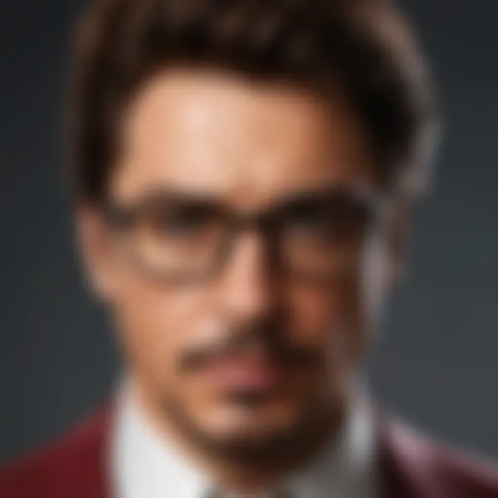 Iconic Tony Stark glasses in pop culture