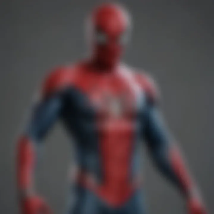 Spider-Man in his iconic red and blue suit