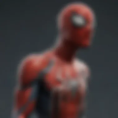 Web Fluid Canister Close-Up Spider-Man's web fluid canister close-up