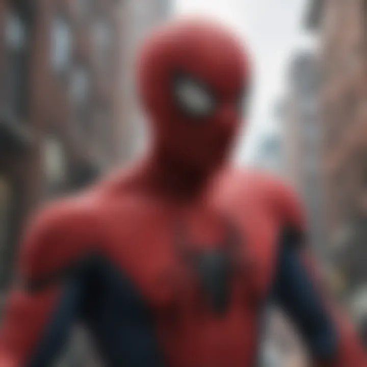 Legal concept with Spider-Man symbolizing legality of streaming movies