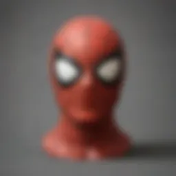 Marvelous craftsmanship of Spider-Man head pillow