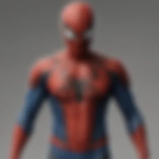 Dynamic Spider-Man Jacket Design