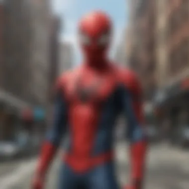 Stylish Spider-Man Jacket Feature