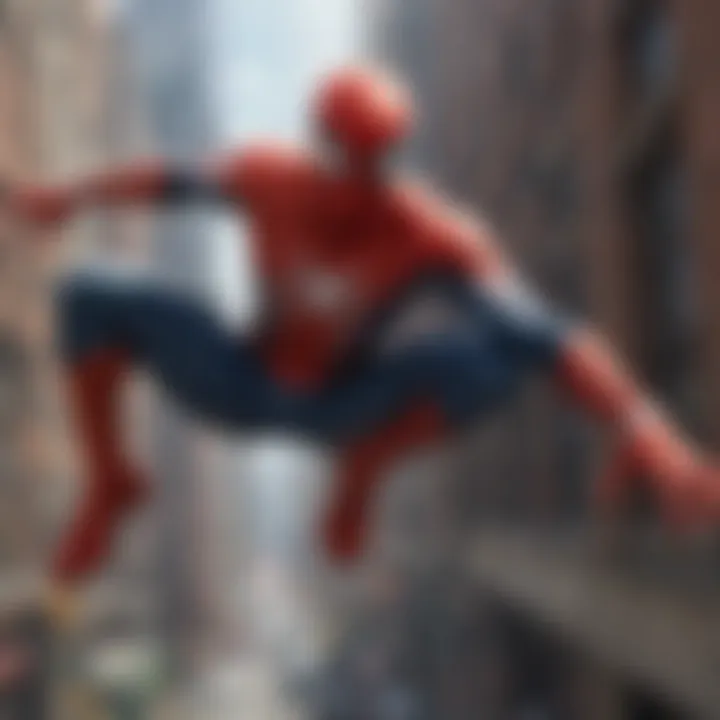 Dynamic Spider-Man in Action