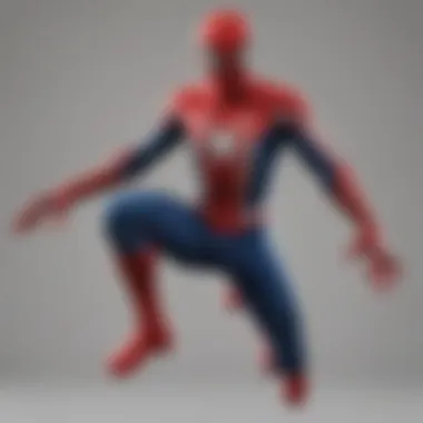 Exquisite Spider-Man Suit Texture