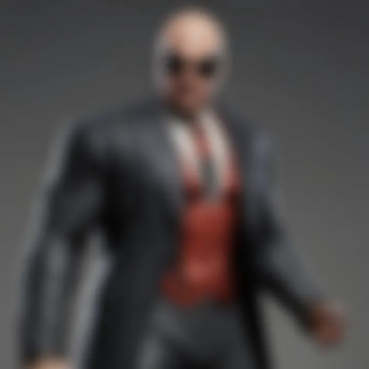 Visual representation of gameplay mechanics involving Kingpin game keys