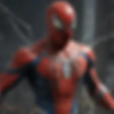 The Intricacies of the Web Slinger Mechanism Detailed view of Spider-Man's web slinger mechanism