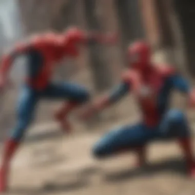 Illustration of Spider-Man facing his greatest nemesis