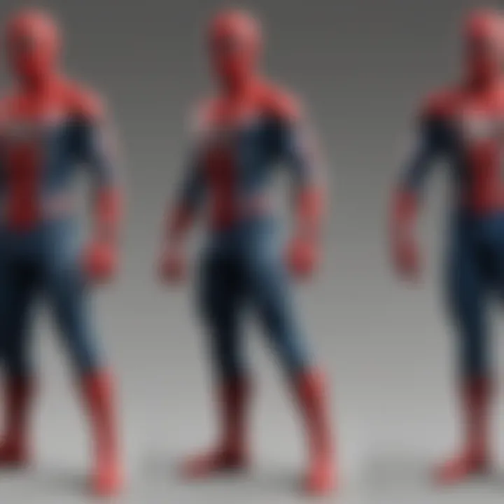 Evolution of Spidey Suit Material