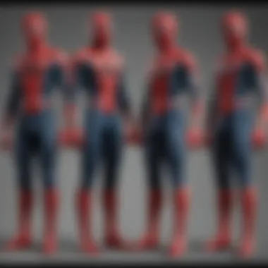 Evolution of Spider-Man's Suit Design