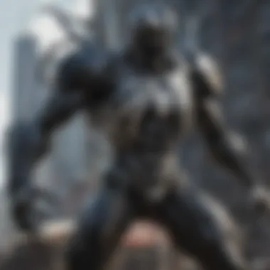 The Fearsome Presence of the Venom Mech Venom Mech in a menacing pose