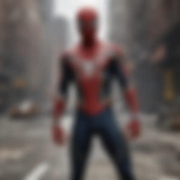 Abstract representation of viewer engagement with 'Spider-Man: No Way Home' on streaming services