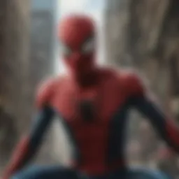 A vibrant poster of The Amazing Spider-Man showcasing the iconic superhero.