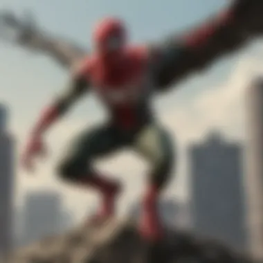 Menacing Vulture Antagonist Vulture villain in Spiderman Homecoming