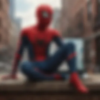 Tom Holland Spider-Man movies streaming on laptop