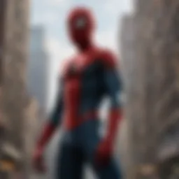 A streaming service interface showcasing The Amazing Spider-Man.