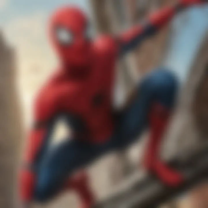 A close-up of a DVD cover of Spider-Man: Homecoming