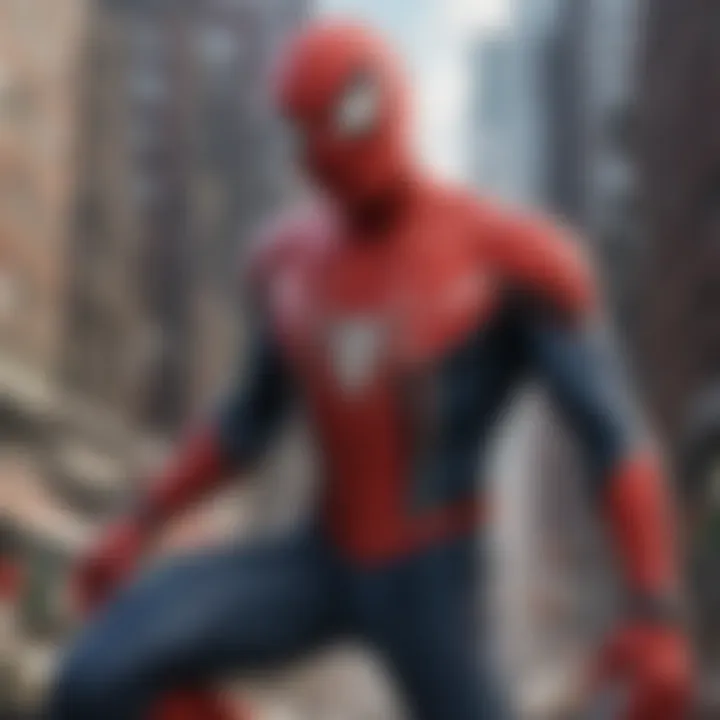 A collage of Spider-Man scenes from various media