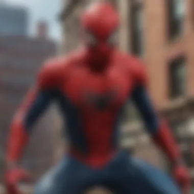 Iconic Scenes from the Spider-Man Series Spider-Man poster featuring iconic scenes