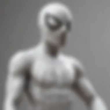 White Spiderman Iconic Symbolism