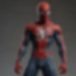 Zombie Hunter Spider-Man Funko collectible showcasing intricate details